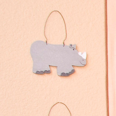 Akins Rhino Hanging Art