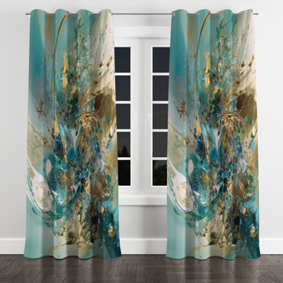 Ausby - Modern Blackout Grommet Curtain - 1 panel