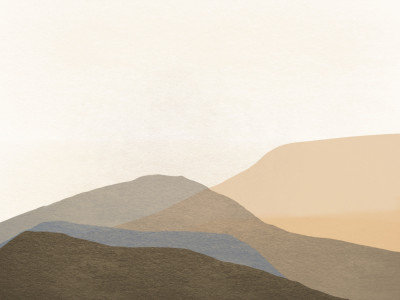 Layered Mountain Horizon by Arohika Verma — Landscape Wall Art, Size, Format, Frame Color