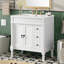 Meuble-lavabo avec lavabo, 2 portes et 3 tiroirs-891286356
