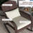Outsunny Outdoor Wicker Adirondack Rocking Chair, Patio Rattan Rocker Chair with High Back, Seat Cushion, and Pillow for Garden, Porch, Balcony-129000670-129000671