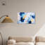 Toile salisante, art abstrait bleu par Art Remedy-107442156-107442184