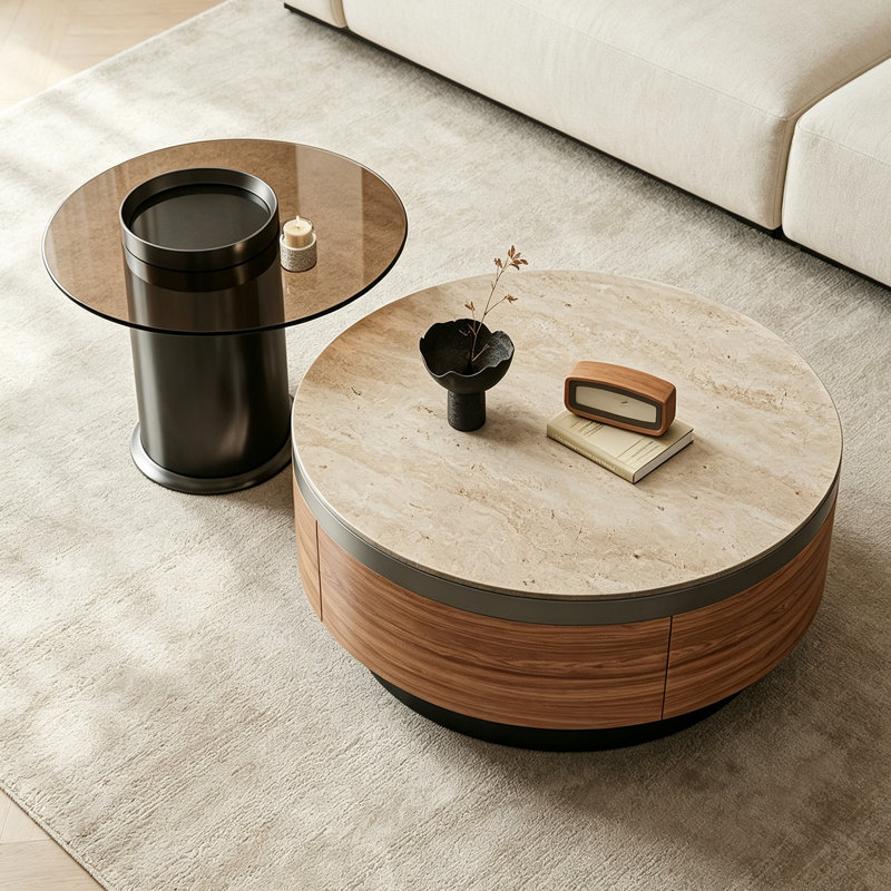 Table basse French Minimalist Luxury
