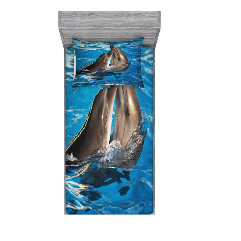 Microfiber Sheet Set, Twin Sheet Set with Fitted Sheet