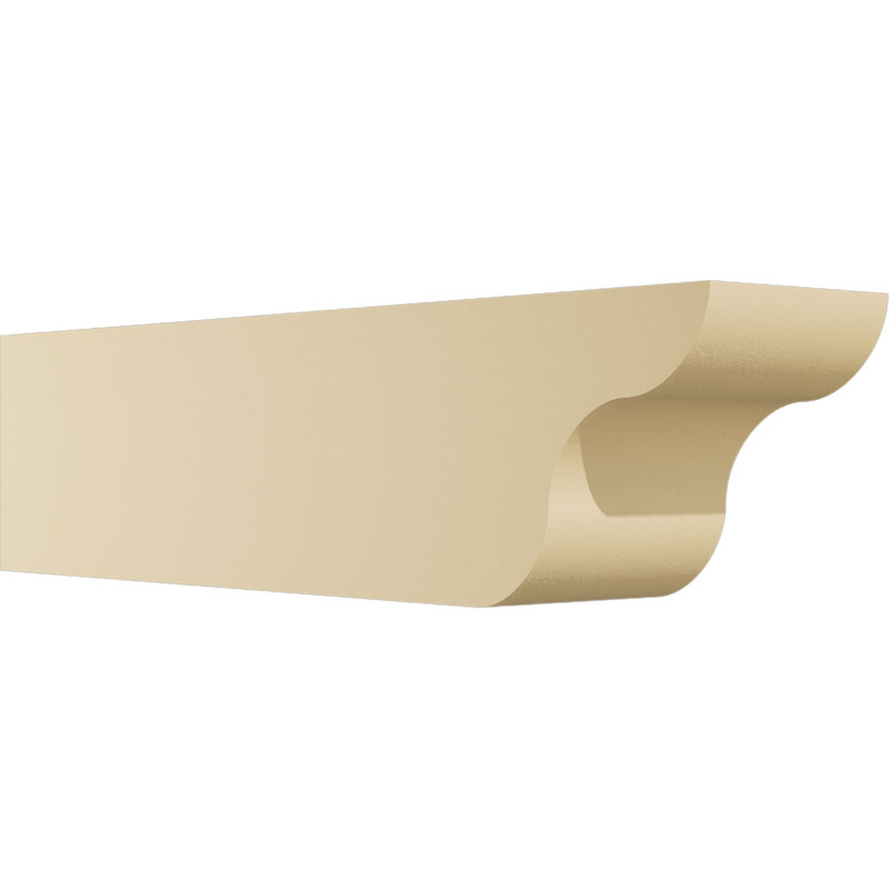 Queue de chevron en uréthane Carmel Signature, brun clair apprêté, H 6 po x l 24 po x P 5 po