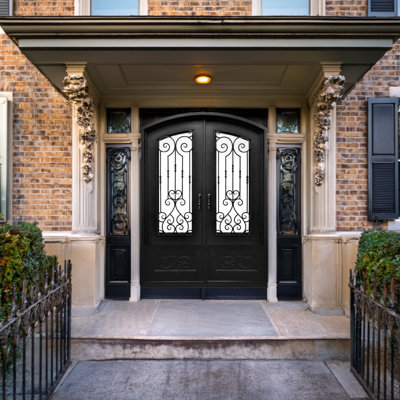 Arched Iron Door