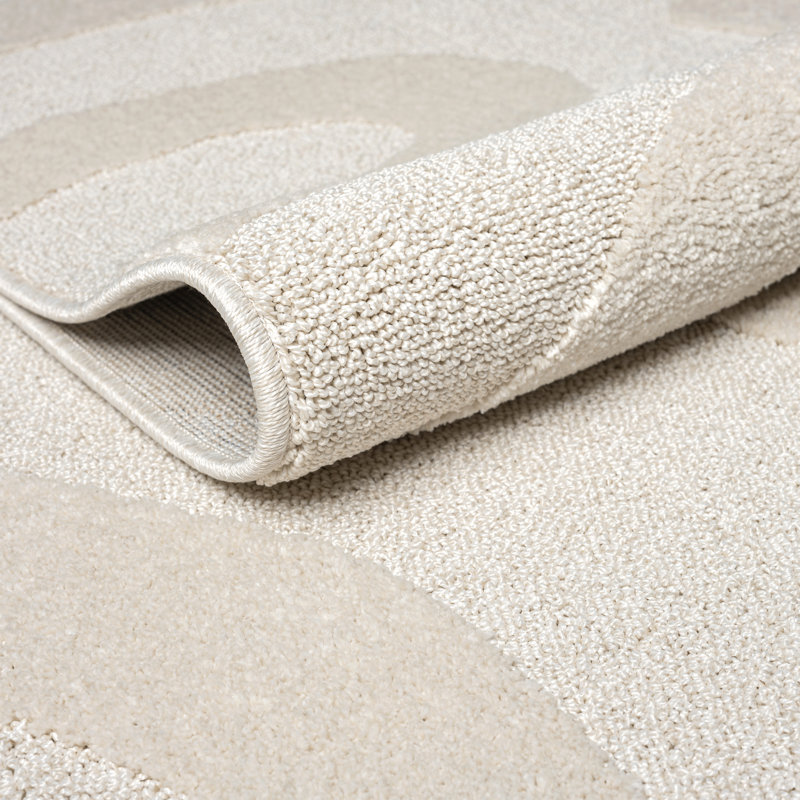 Tapis crème Abavi Huertas WAV100B, Rectangle 7 pi 9 po x 10 pi 2 po