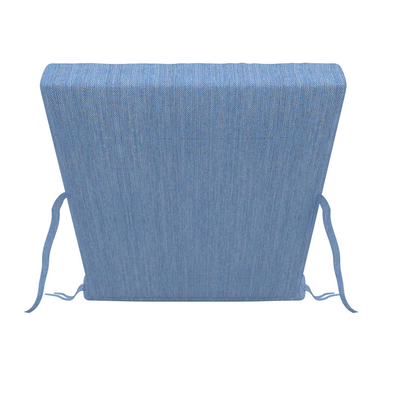 Amala Sunbrella® Outdoor Chaise Lounge Cushion, 22" x 24"/24.5" x 52.5", Cast Ocean Sunbrella® Plainweave