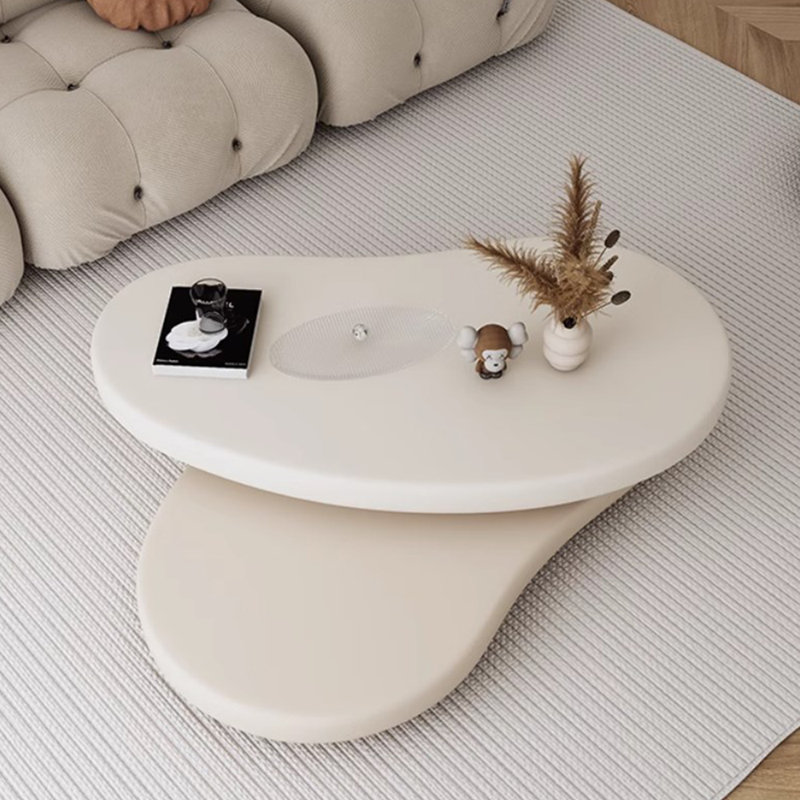 Orren Ellis Tamirra Cream Coffee Table