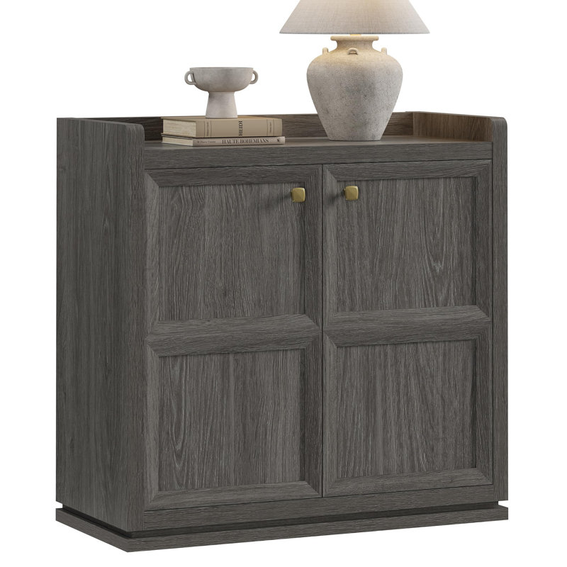 Buffet décoratif 34 po, Gris foncé