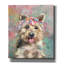 «Flower Crown Yorkshire Terrier» par Furbaby Affiliates, art mural sur toile-1754744767