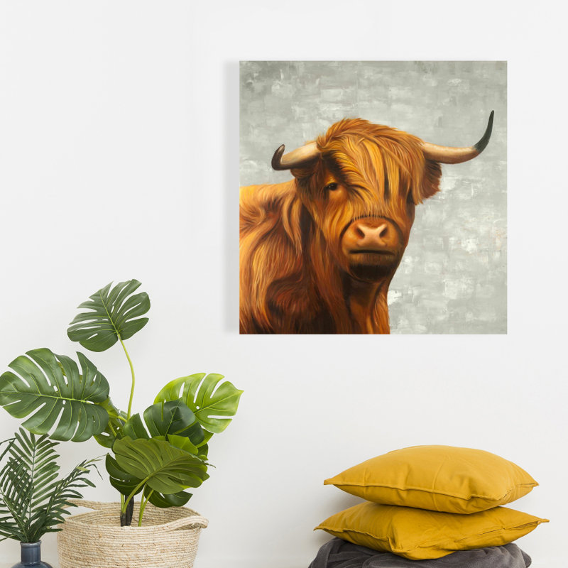 Toile rustique Highland | Décoration murale de chambre à coucher