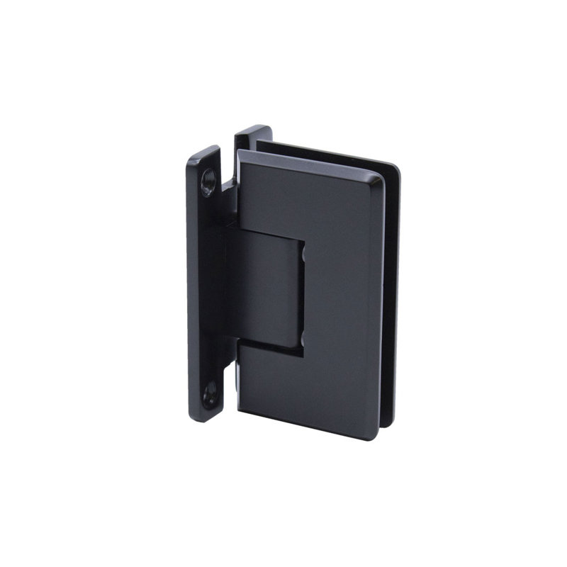 Plaque arrière pleine charnière à fixation murale biseautée 5 degrés FHC Presf5MB Preston - Noir mat, Matte Black