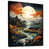 Black Floater Framed