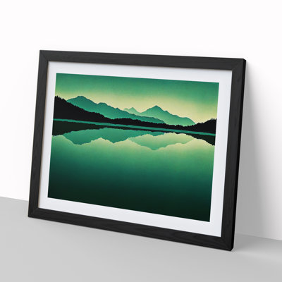 Mountain Lake Reflections - Single Picture Frame Print