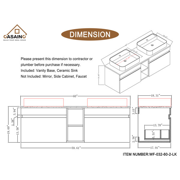 Dimensions du produit