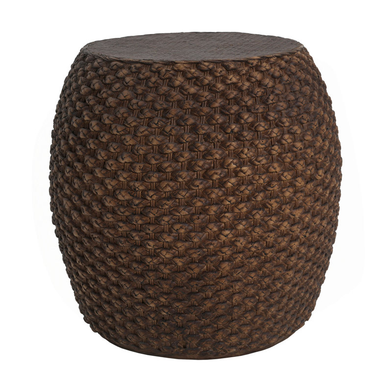 Faux Rattan Side Table For Both Indoor And Outdoor Use/ Handmade Mgo