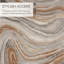 Tapis cuivre / gris touffeté à la main à motif abstrait Koziol-844231972