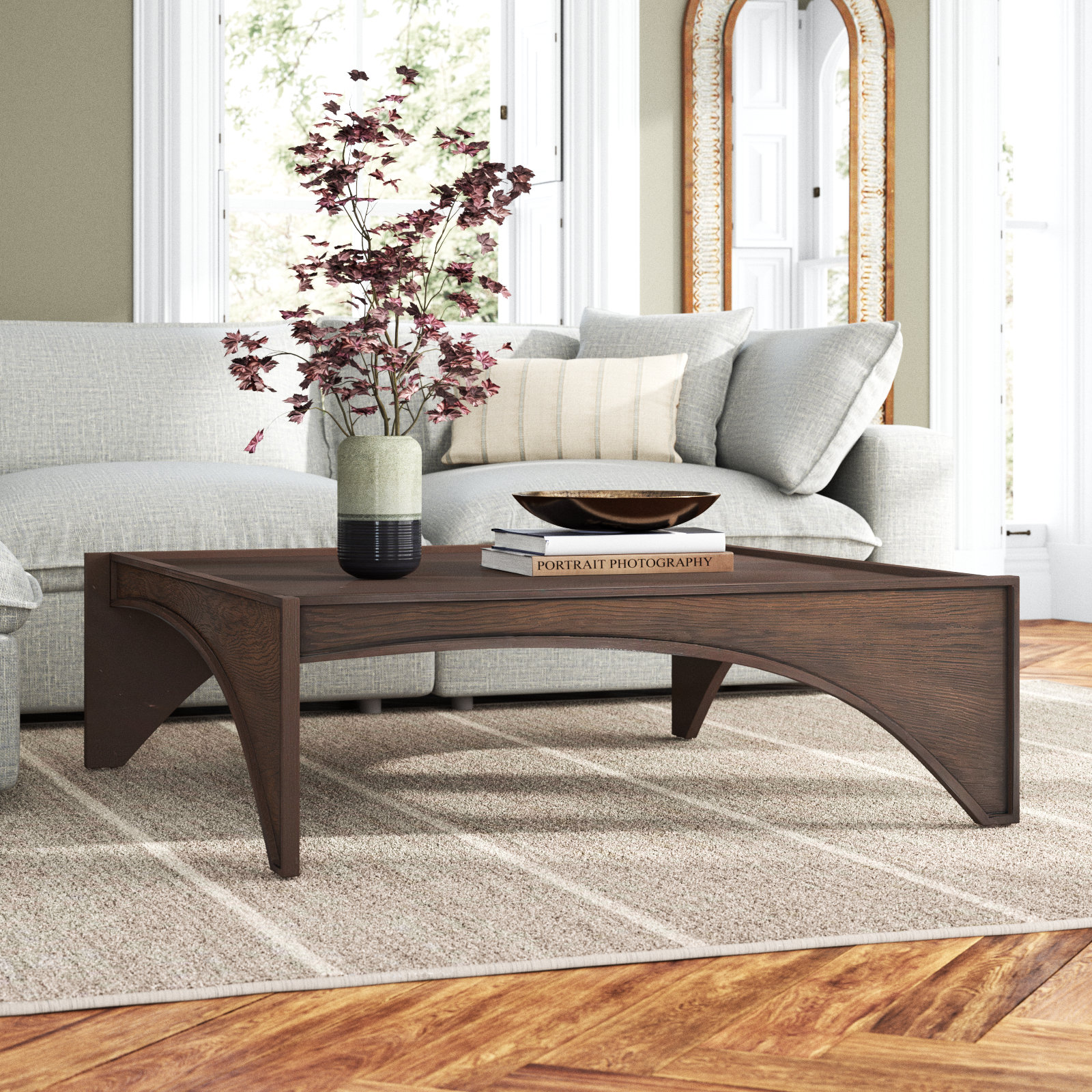 Alix Solid Wood Single Coffee Table