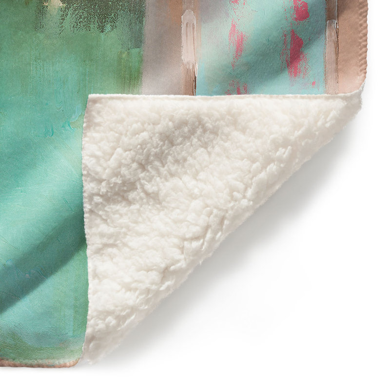 Couverture sherpa de the fleur shop, l 51 po x L 60 po