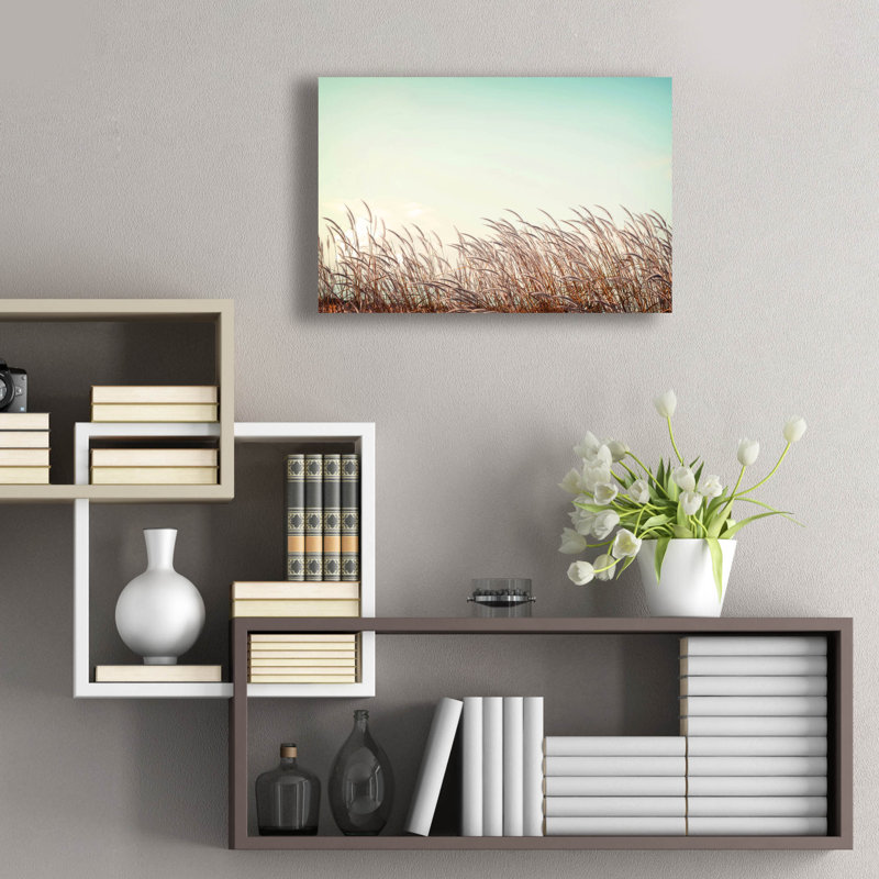 «Retro Grass» par Photoinc Studio, art en verre acrylique Wal, H 16 po x l 24 po x P 0,2 po