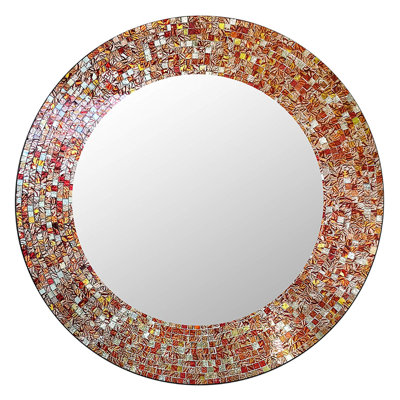 Gelantipy Glass Round Mirror