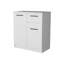  Commode combinée 36 po à tiroir blanc