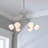 6-light Retro Charm Sputnik Chandelier