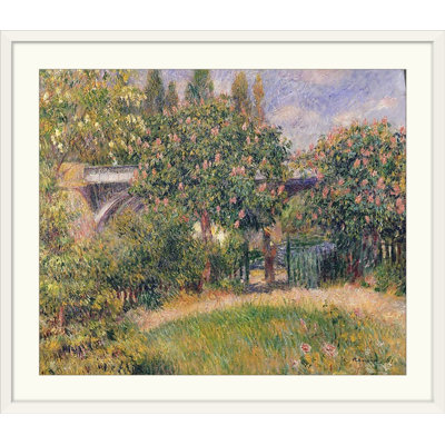 « chemin de pont à chatou, 1881 » par pierre-auguste renoir, reproduction d’art