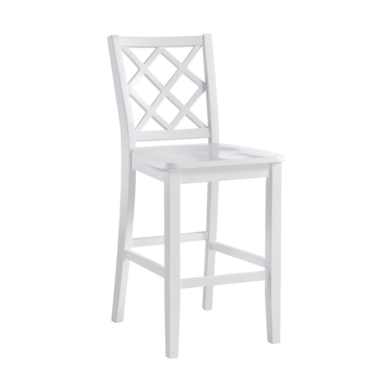Counter Height Dining Chair, White