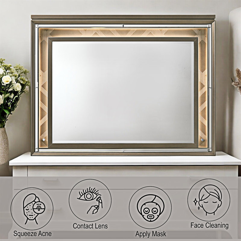 Miroir avec DEL