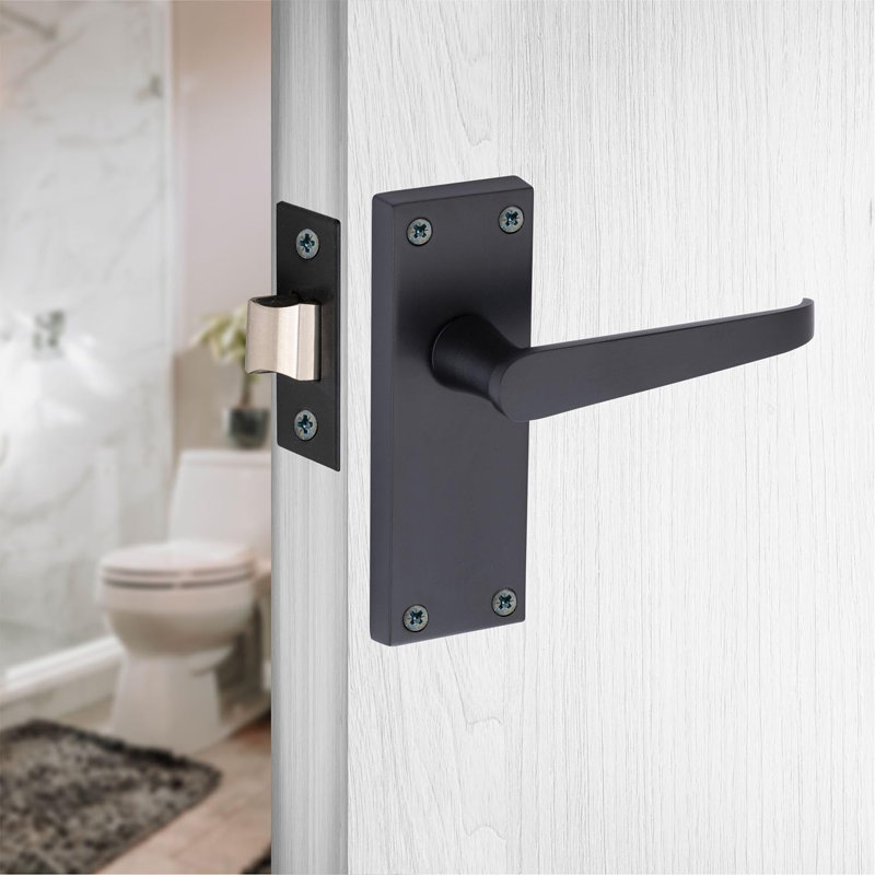 Straight Handle Latch Door