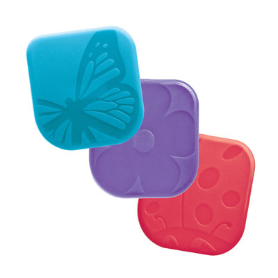 Tovolo Spring Bugs Pan Scraper Set of 3 for Nonstick Cookware and Cast Iron, Assorted Colors
