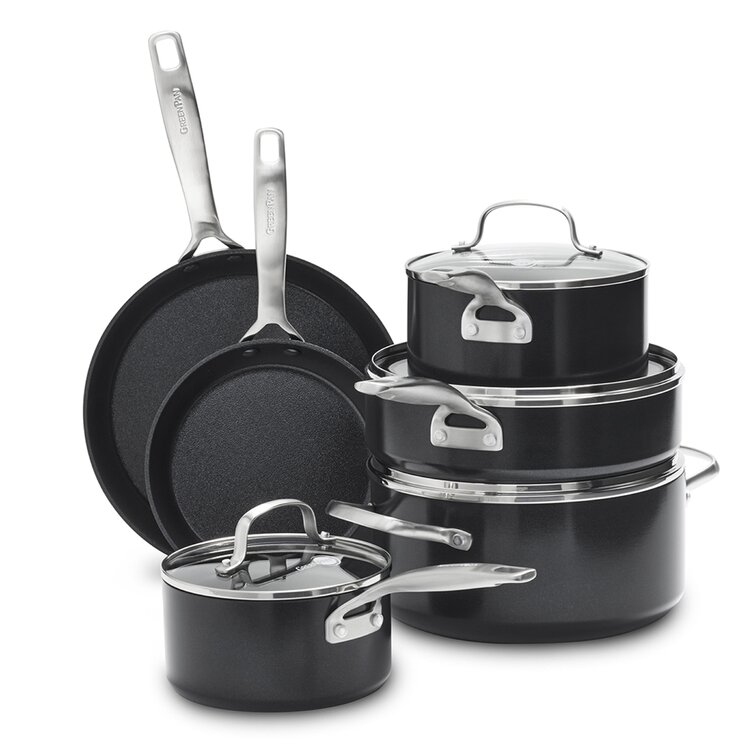 GreenPan Swift Collection Ceramic Nonstick Cookware Set - Shop Cookware Sets  at H-E-B