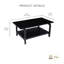Table basse en bois Entwine