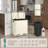 2 x 8 Gallon Stainless Steel Dual Compartment Trash Can Set With Inner Buckets And Trash Bag-129397907