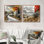 Ensemble de 2 pièces d'art d'Irlande, art mural mural industriel, ensemble