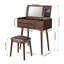 Solid Wood Vanity with Mirror