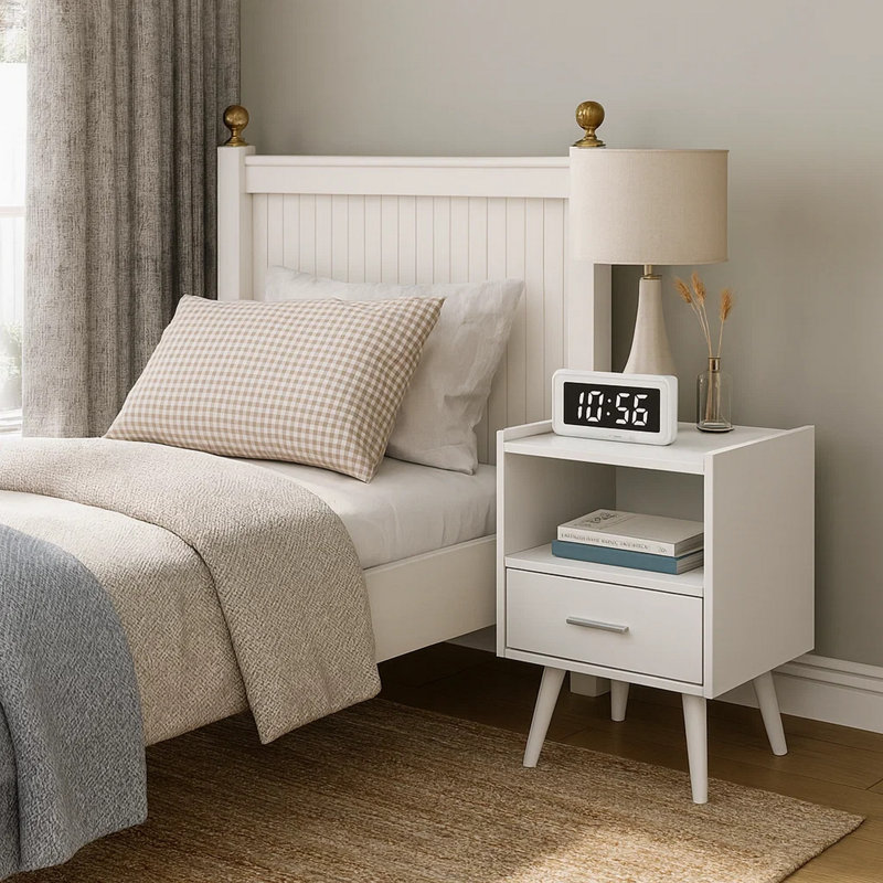 Table de bout Jexa, Blanc