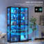 Vitrine à 5 tablettes en verre-433423607