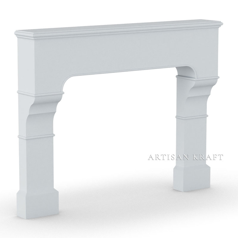 Foyer en pierre Chantel avec foyer standard Chantel, P 10 po x F 74 po x B 57 po, Terre