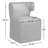 Sardinia Vegan Leather Dining Chair With Casters-101479844