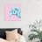 Blue Snake by Paul Fuentes - Print on Canvas-2089032293-2089032290