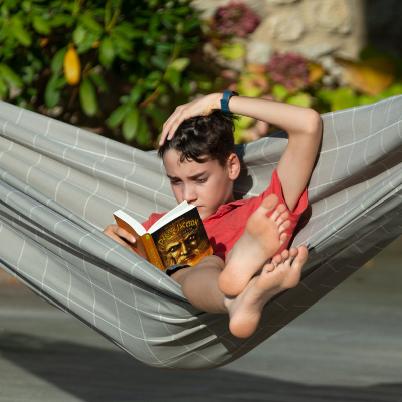 Almond Weather-Resistant Kingsize Cotton Hammock