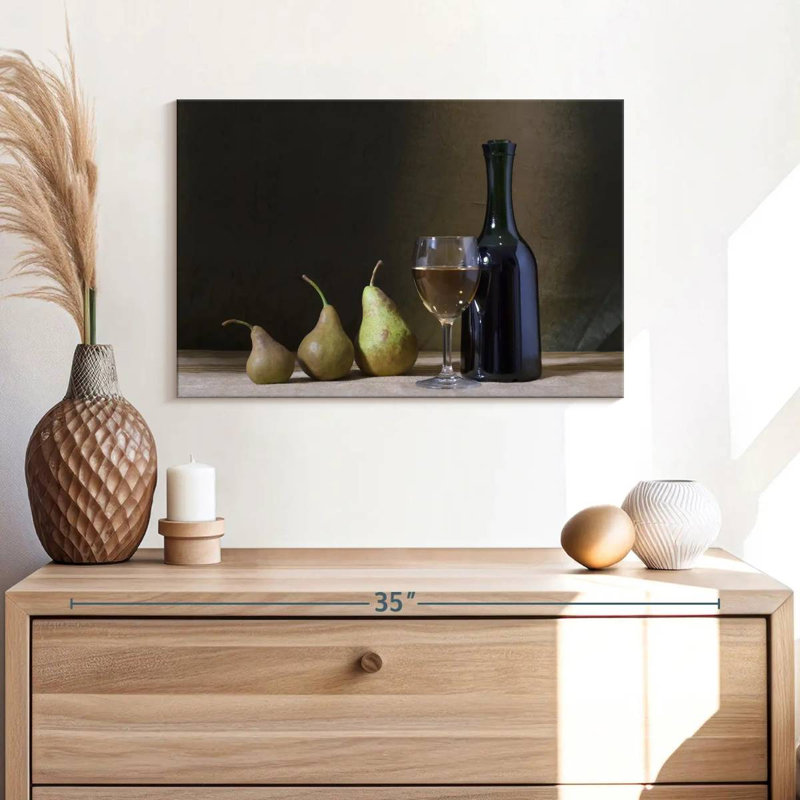 Yarlin Wine and Pears, 16" H x 24" W