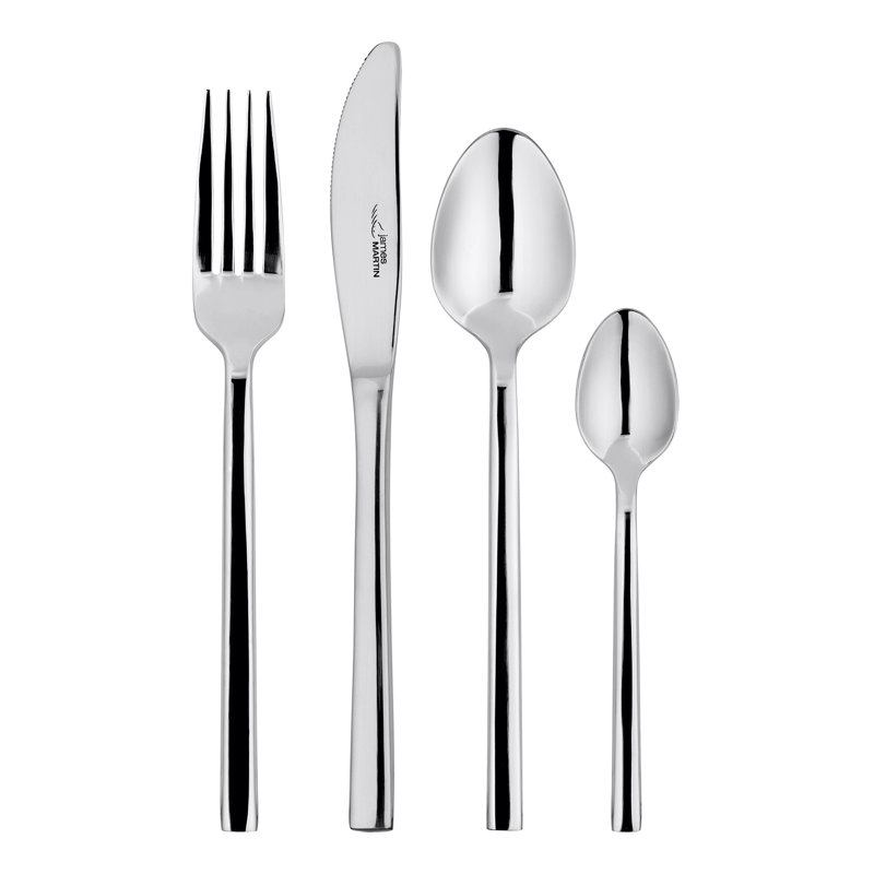 Stellar James Martin Set of 24 Stainless Steel Cutlery Set for 6 People