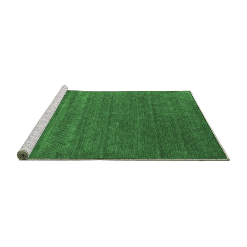 Washable Abstract Indoor Rug, Square 7'