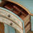 American semi-circular storage arch accent cabinet