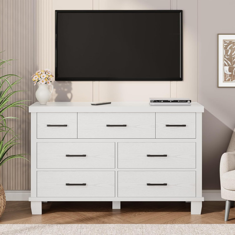130cm W 7 - Drawer Chest of Drawers