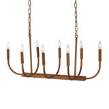 Rhone 8 - Light Candle Style Chandelier